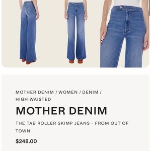 MOTHER Flare Jeans - Classic Blue